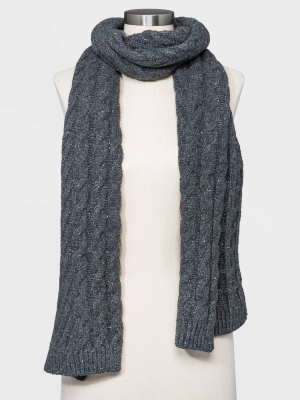 Women's Cable Knit Scarf - Universal Thread™ One Size