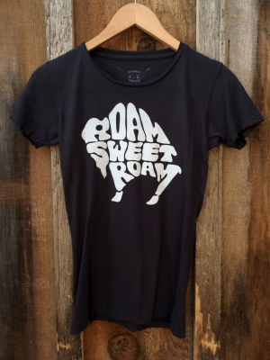 Roam Sweet Roam Womens Tee Blk/wht