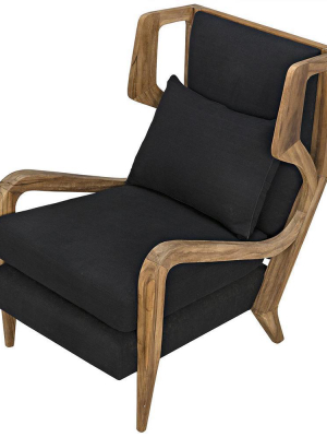 Noir Carol Teak Chair