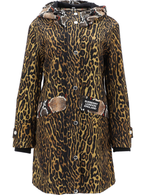 Burberry Animal Print Raincoat