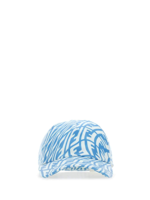 Fendi Ff Motif Baseball Cap