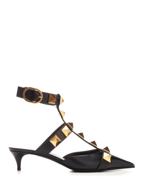 Valentino Garavani Rockstud Pointed-toe Pumps