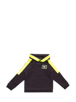 Emporio Armani Kids Logo Patch Hoodie