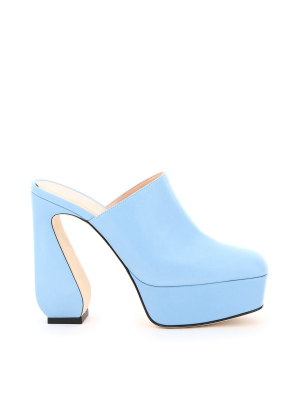 Sergio Rossi Platform Block-heel Mules