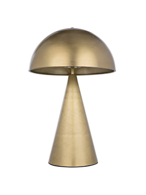 Skuba Table Lamp, Antique Brass