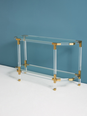 Oscarine Lucite Console