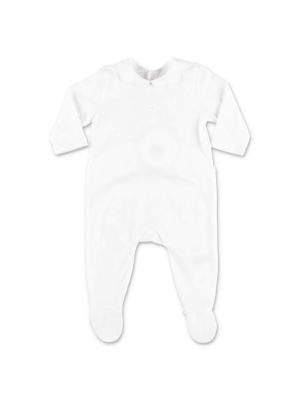 Chloé Kids Scalloped Collar Onesie