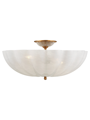 Rosehill Large Semi-flush Mount In Various Colors