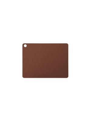 Pack Of 2 Placemat Dotto In Nutmeg