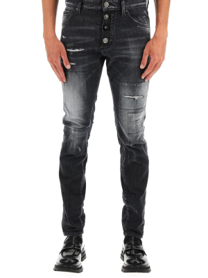 Dsquared2 Faded Slim-fit Jeans