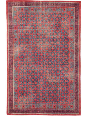 Revolution Concord Red/blue Area Rug