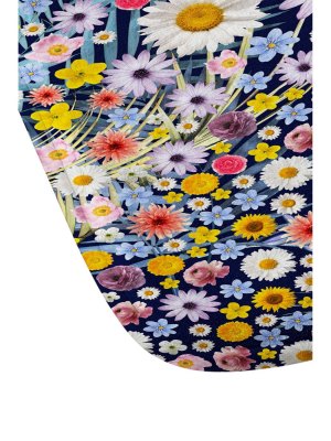 Iveta Abolina Flower Power Memory Foam Bath Mat - Deny Designs