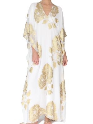 Oriental Flower Silk Boubou