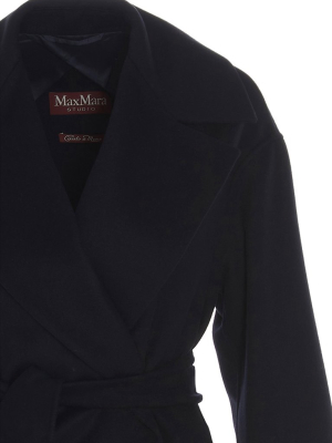 Max Mara Studio Belted Wrap Coat