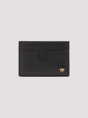 Tom Ford	logo Plaque Cardholder