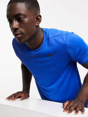 Nike Training Superset T-shirt In Blue