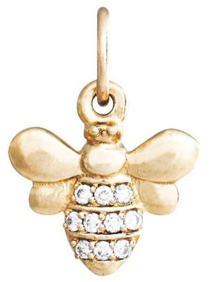 Bee Mini Charm Pavé Diamonds
