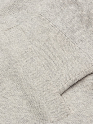 Comme Des Garcons Play Stacked Heart Hooded Sweatshirt - Grey