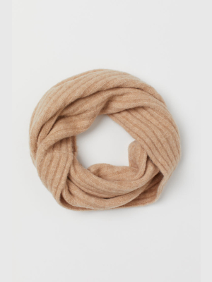 Ribbed Tube Scarf