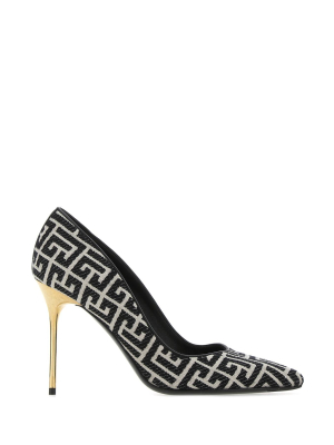 Balmain Ruby Motif Jacquard Pumps