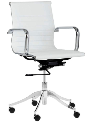 Tyler Full Back Office Chair, Snow