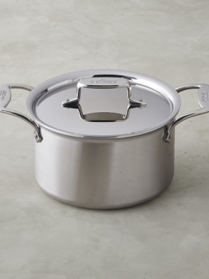 All-clad D5 Brushed Stainless-steel 4-qt. Soup Pot