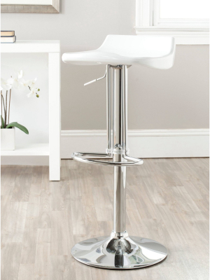 Avish Adjustable Barstool Steel - Safavieh