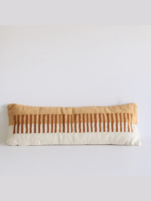 Terra Stripe Lumbar Pillow - 12x34