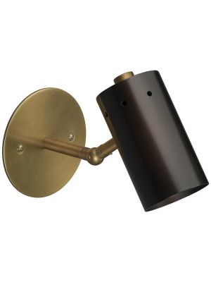 Jamie Young Milano Sconce In Black Steel