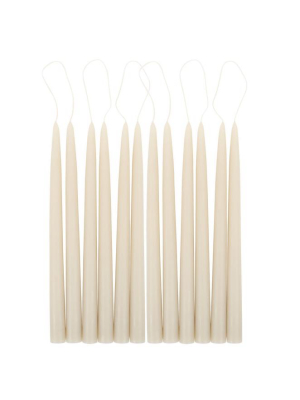 Pair Of Taper Candles - Parchment