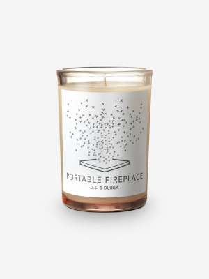 Portable Fireplace Candle By D.s. & Durga