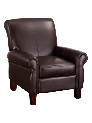 Faux Leather Club Chair - Espresso - Dorel Living