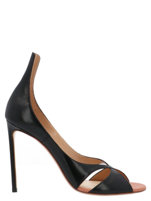 Francesco Russo Crossover Stiletto Sandals