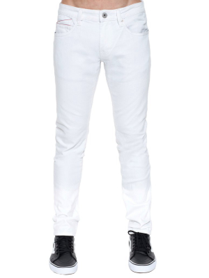 Rocker Slim Denim Mens Jeans In White
