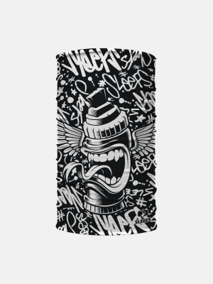 Cans Graffiti Sleefs Neck Gaiter