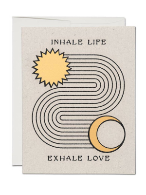 Inhale Exhale Card