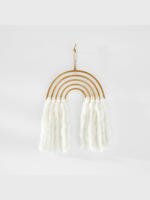 Pauline Stanley Studio Brass Wall Hanging - Rainbow