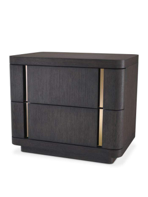 Eichholtz Modesto Bedside Table - Brown & Gold