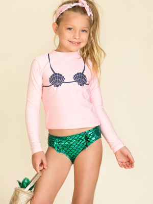 Rash Guard Mermaid Set