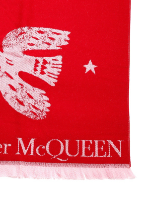 Alexander Mcqueen Skull Print Scarf