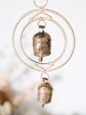 Handmade Copper Bell Chime - Small