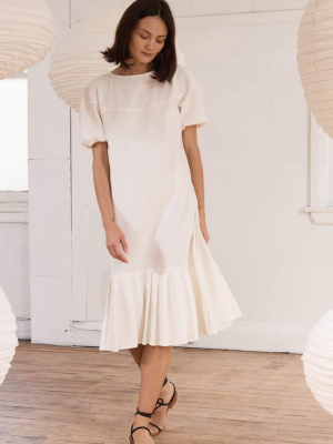 Kazumi Dress - Vintage White