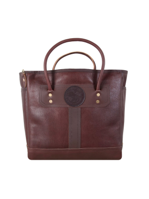 Pebbled Leather Sportsman's Tote