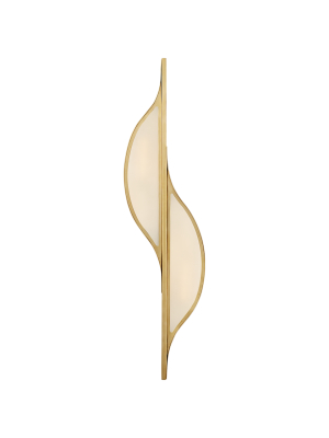 Avant Large Curved Sconce In Various Colors