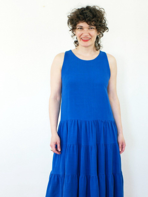 Chagall Dress, Blue (only Xl Left)