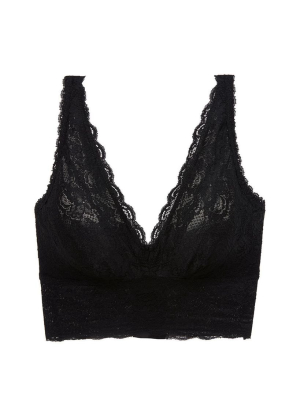 Never Say Never Curvy Plungie Longline Bralette