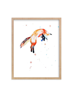 Minted For West Elm - Fox Jump