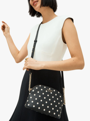 Spencer Cabana Dot Small Dome Crossbody