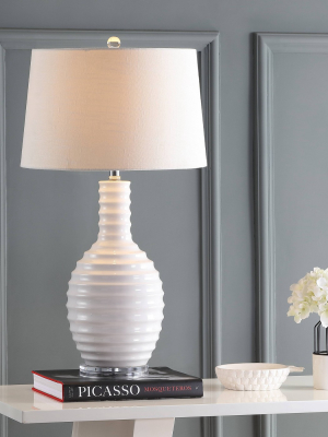 29.5" Ceramic Dylan Table Lamp (includes Energy Efficient Light Bulb) - Jonathan Y