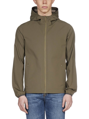 Herno Zipped Hooded Jacket